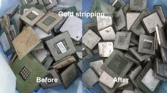Precious Metal Recovery From E Waste CPUs RAMs Gold Recovery Machine