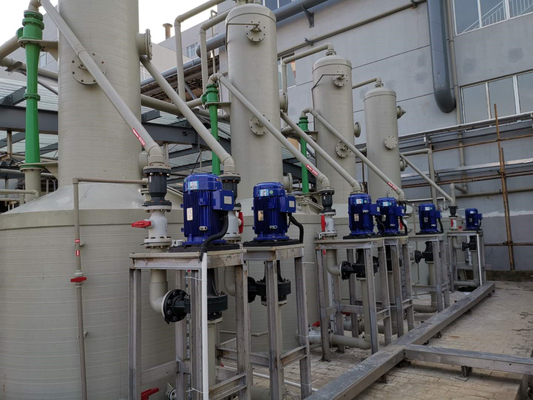 Gold Smelter Waste Gas Absorption Tower Treatment Equipment Multistage Jet Type