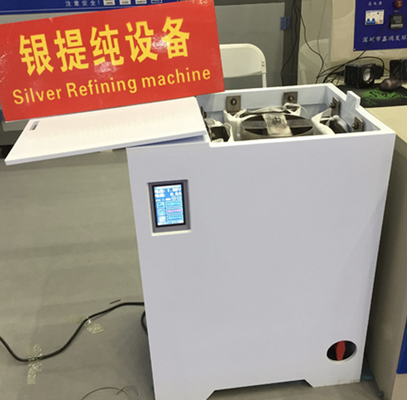 Small 99.99% Silver Refining Machine Electrolysis Equipment Easy To Operate Leak Proof