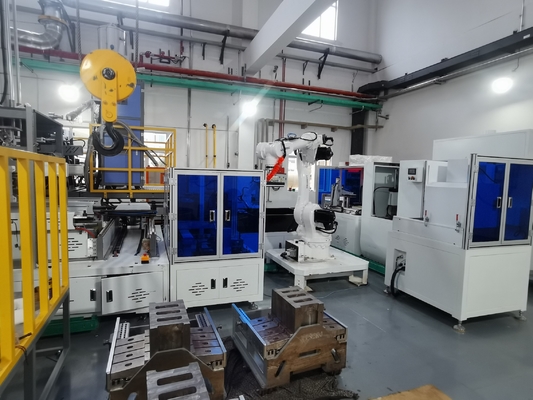 Automatic Production Gold Ingots Gold Bar Casting Machine With Robot
