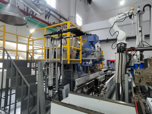 Automatic Production Gold Ingots Gold Bar Casting Machine With Robot