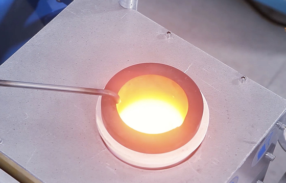 1600 Degree Silver Induction Furnace 2.5kg Continuous 15kw Induction Heater